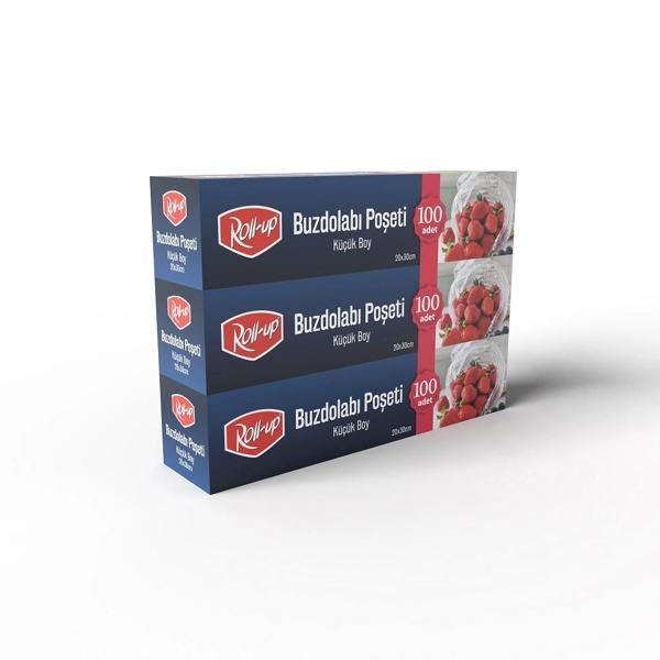 Supertrend Küçük Boy Buzdolabı Poşeti 20x30cm 100'lü x 3 Paket (300 Adet) - Image 1