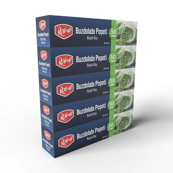 Supertrend Büyük Boy Buzdolabı Poşeti 30x45cm 50'li x 5 Paket (250 Adet) - Image 1