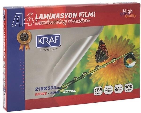 Supertrend Laminasyon Filmi Parlak A4 125 Micron 100'lü - Image 1