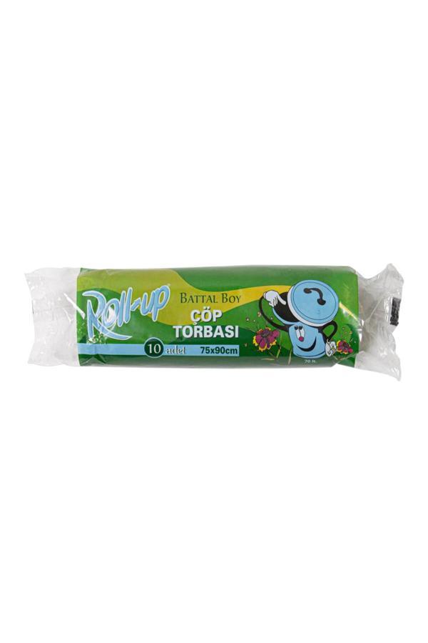 Supertrend Battal Boy Siyah Çöp Torbası 75x90cm 10 Adet - Image 1