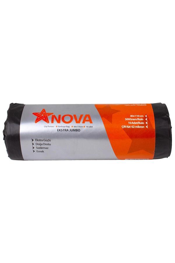 Battal Çöp Torbası Siyah (500gr) 80x110cm 10lu - Image 1