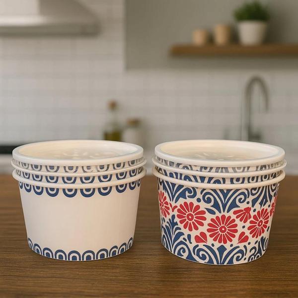 Supertrend Kapaklı Karton Aşure Kasesi 6lı Set - Image 1