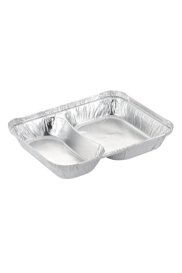 Alüminyum Kap 2 Gözlü Tabldot 100lü - Image 1