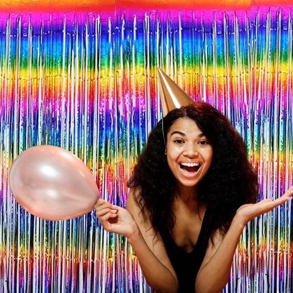 Rainbow Metalize Arka Fon - Image 1