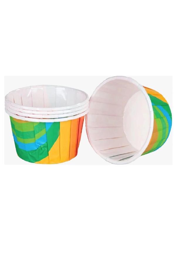 Supertrend Muffin-Kek Kapsülü Gökkuşağı Desenli 50li - Image 1