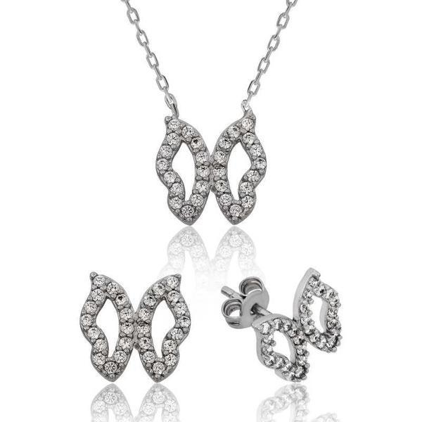 Supertrend Gümüş Kelebek Bayan Set - Image 1