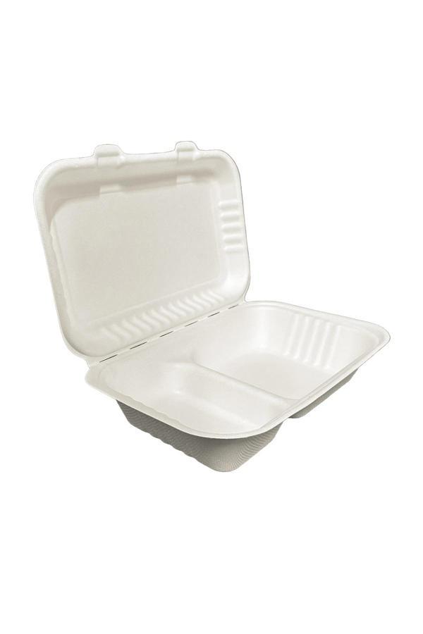 Supertrend Nature Dreams Ekolojik 2 Gözlü Kendinden Kapaklı Kap 25x16cm 25 Adet - Image 1