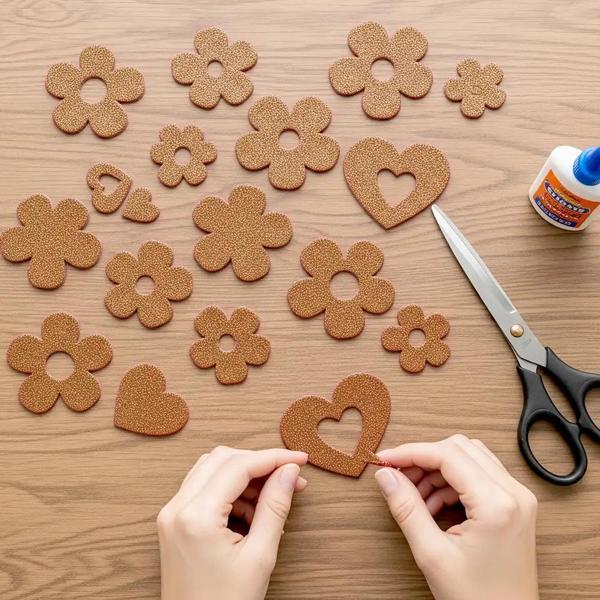 Eva Tabaka 50x70 Simli Kahverengi 10lu - Image 1