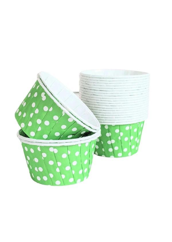 Supertrend Muffin-Kek Kapsülü Yeşil Puantiyeli 50li - Image 1