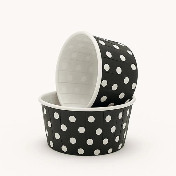 Supertrend Muffin-Kek Kapsülü Siyah Puantiyeli 50li - Image 1