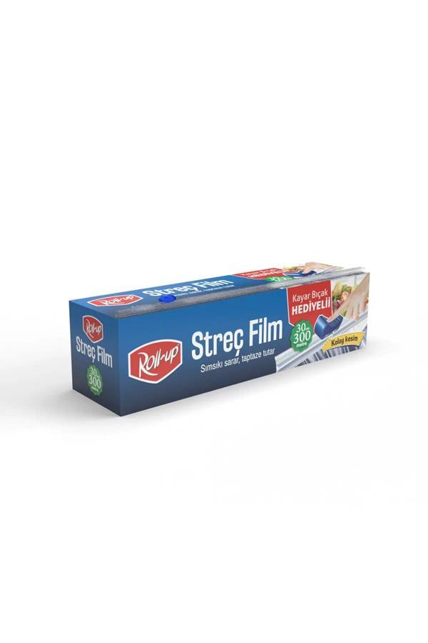 Supertrend Kayar Bıçak Hediyeli Streç Film 30cm x 300m 9mic 1 Adet - Image 1