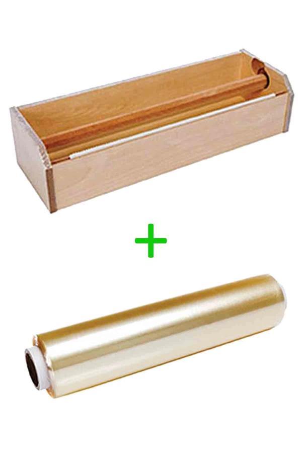 Supertrend 45x300m 9mic Streç Film ve Kesme Aparatı Seti 2 Parça - Image 1