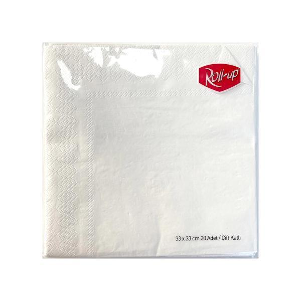 Supertrend Kağıt Peçete Beyaz 33 x 33cm 20li - Image 1