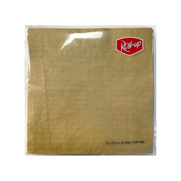 Supertrend Kağıt Peçete Altın 33 x 33cm 20li - Image 1