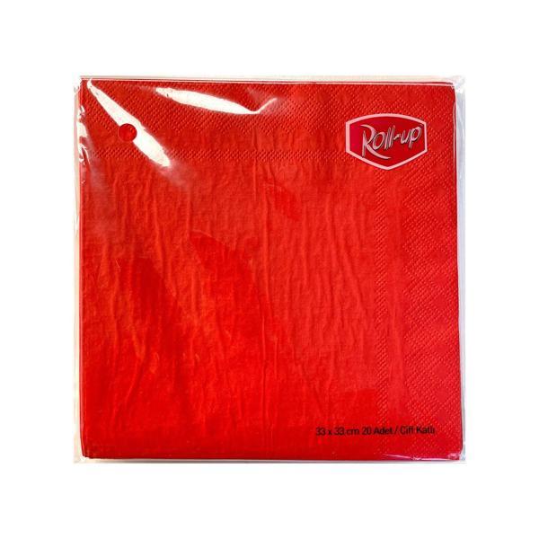 Supertrend Kağıt Peçete Kırmızı 33 x 33cm 20li - Image 1