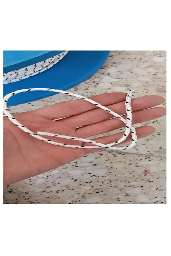 3 mm 50 metre İskota Halat Salıncak Paraşüt İpi Urgan Bayrak ipi file bağlama ipi kopmaz ip halat  - Image 1