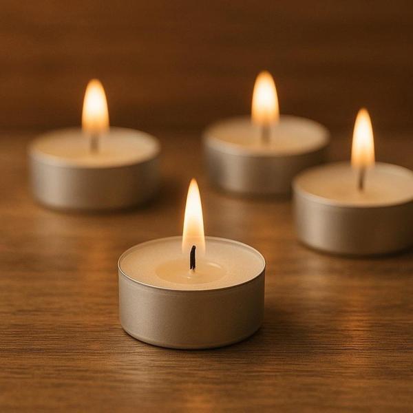 Supertrend Beyaz Tealight Mum 8gr 100lü - Image 1