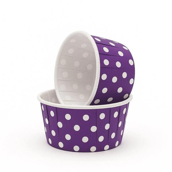 Supertrend Muffin-Kek Kapsülü Mor Puantiyeli 25li - Image 1