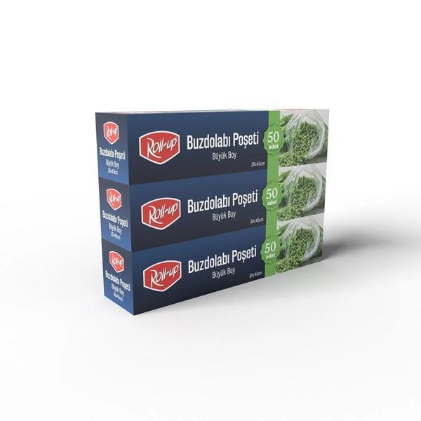 Supertrend Büyük Boy Buzdolabı Poşeti 30x45cm 50'li x 3 Paket (150 Adet) - Image 1