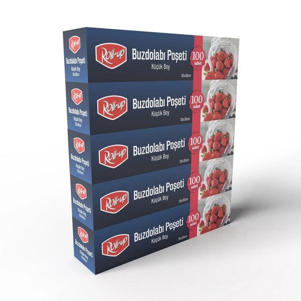 Supertrend Küçük Boy Buzdolabı Poşeti 20x30cm 100'lü x 5 Paket (500 Adet) - Image 1
