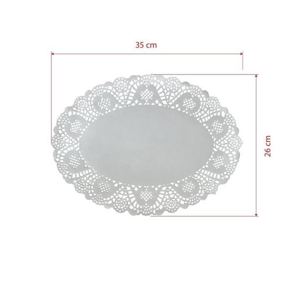 Supertrend Dantel Kağıt 26cmx35cm Oval 100 Adet - Image 1