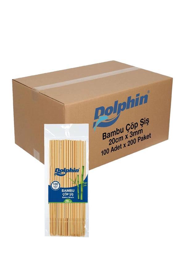 Supertrend Bambu Çöp Şiş 20cm x 3mm 100 adet x 200 Paket Koli - Image 1