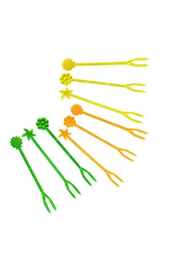Plastik Cips-Şeytan Çatalı Renkli 1000li - Image 1