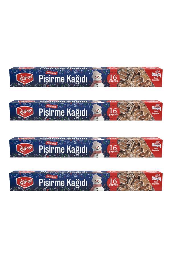 Supertrend Kış Temalı Kesilmiş Pişirme Kağıdı 37cm x 42cm 16 Yaprak 4 Adet - Image 1