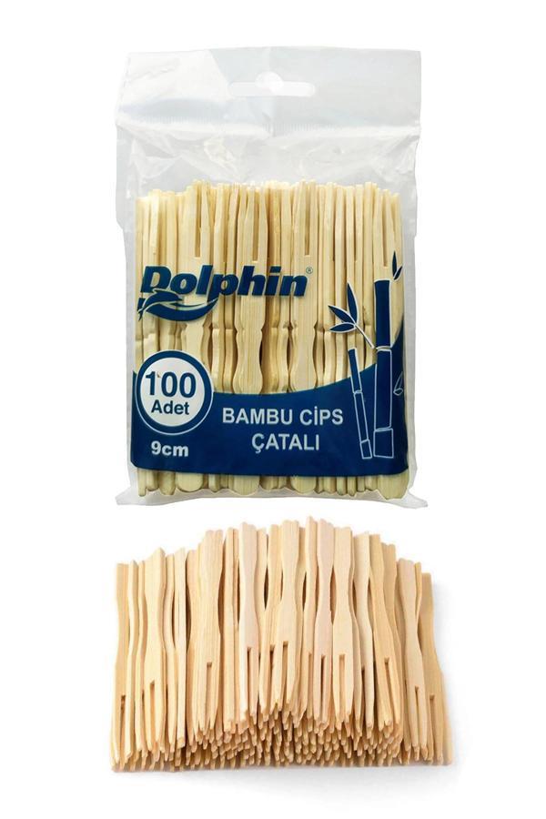 Supertrend Bambu Cips Çatalı 9cm 100lü - Image 1