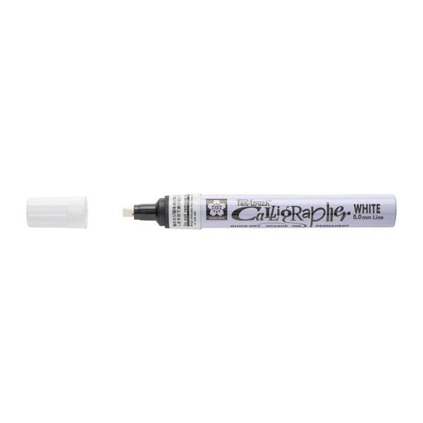 Supertrend Pen-Touch Calligrapher Kaligrafi Kalemi 5 mm. Beyaz - Image 1