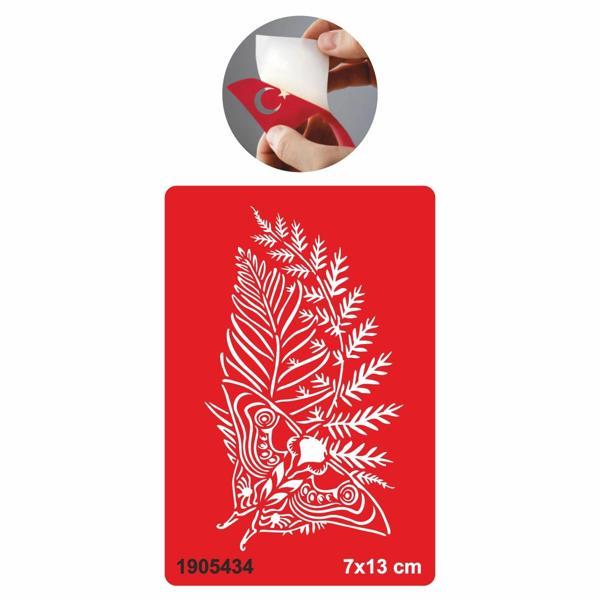 Kelebek ve Doğa Tattoo Geçici Dövme Şablonları Kına Kalıpları - Image 1