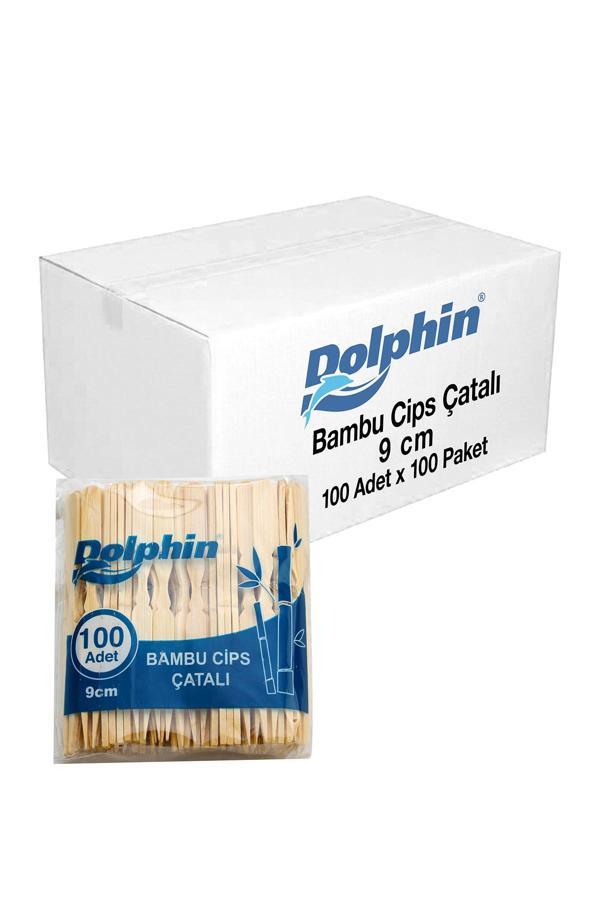 Supertrend Bambu Cips Çatalı 9cm 100lü x 100 Paket (Koli) - Image 1