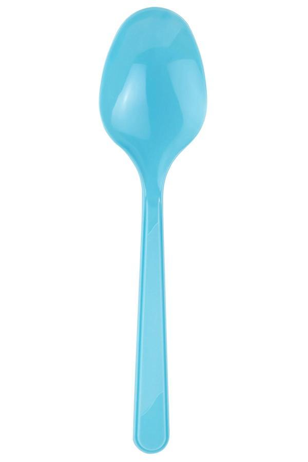 Supertrend Plastik Kaşık Açık Mavi 25li - Image 1