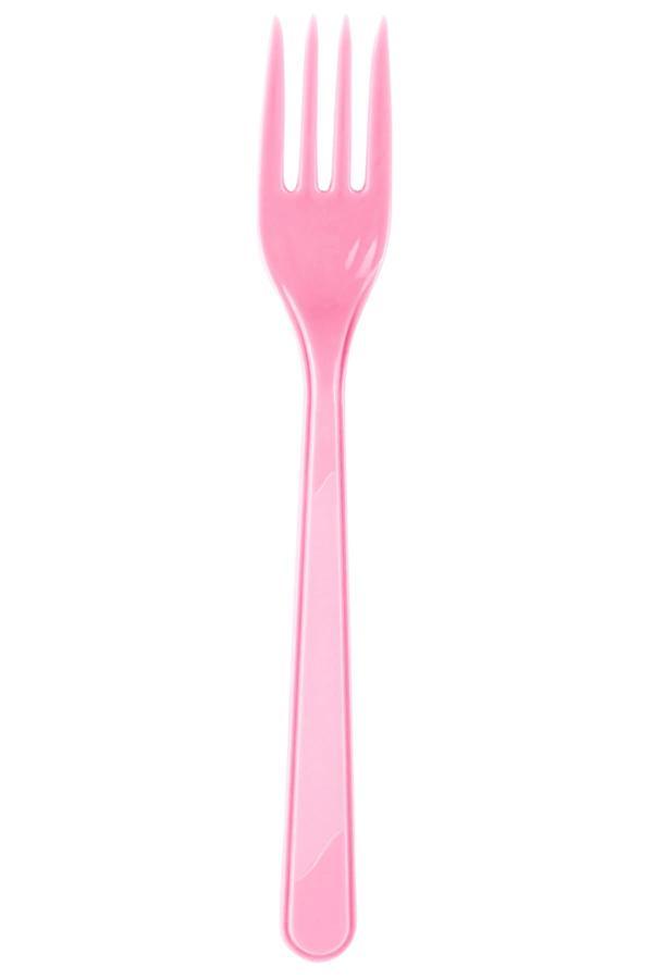 Supertrend Plastik Çatal Pembe 25li - Image 1