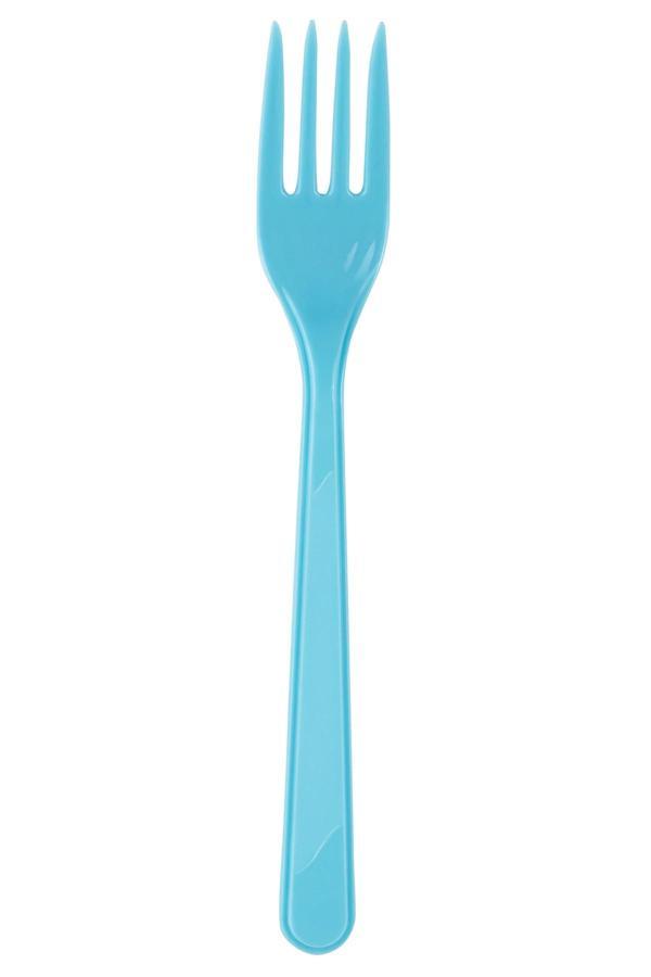 Supertrend Plastik Çatal Açık Mavi 25li - Image 1