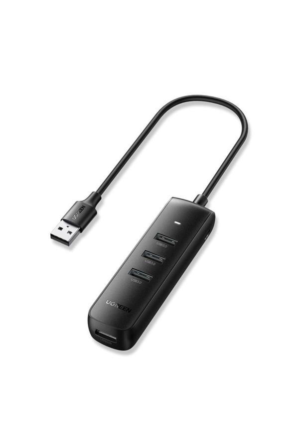 Ugreen Usb 3.0 4-Port Hub 0.25Mt Siyah - Image 1