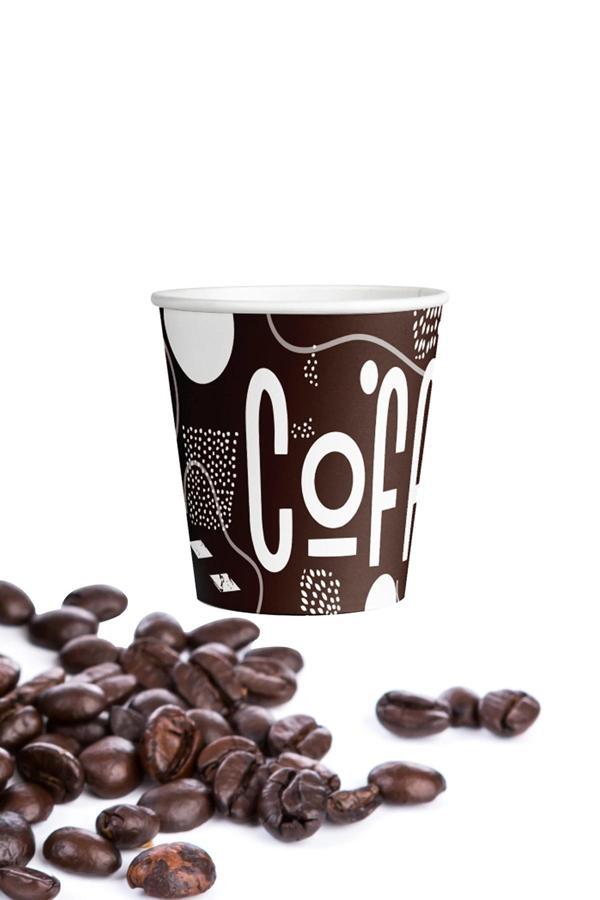 Supertrend Türk Kahvesi ve Espresso Karton Bardak 4oz 10lu - Image 1