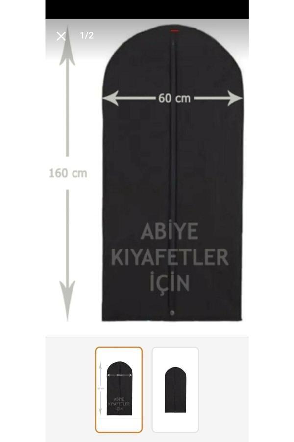 Coşar Tavukçuluk Takım Elbise Kılıfı Siyah Renk 10 Adet Fermuarlı Gamboç - Image 1
