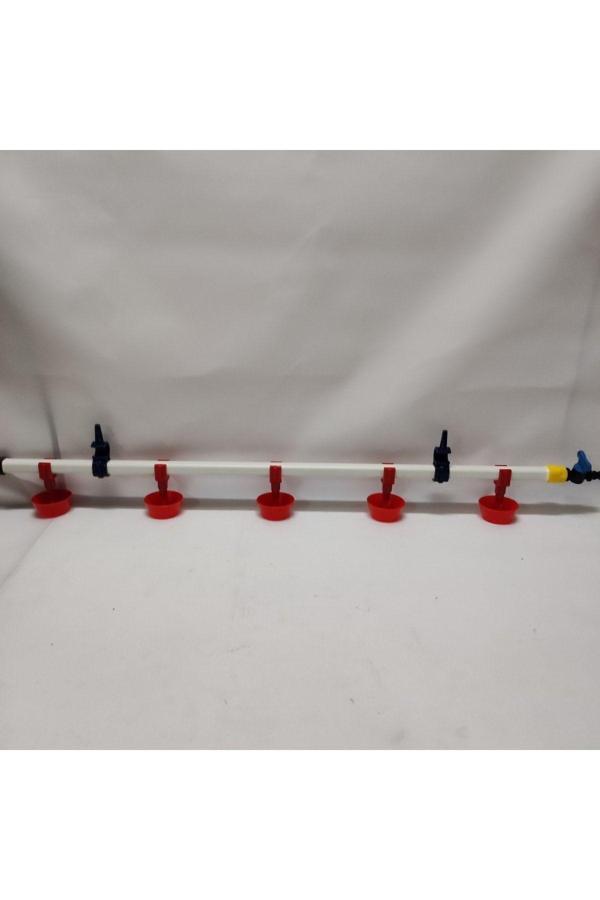 Coşar Tavukçuluk Nipel Tavuk Suluk Yaylı Çanak 100 Cm 5 Adet Yaylı Çanak - Image 1