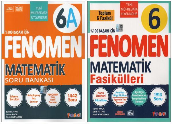 Fenomen 6.Sınıf 6A Matematik+ Matematik Fasikülleri (7 Kitap) - Image 1