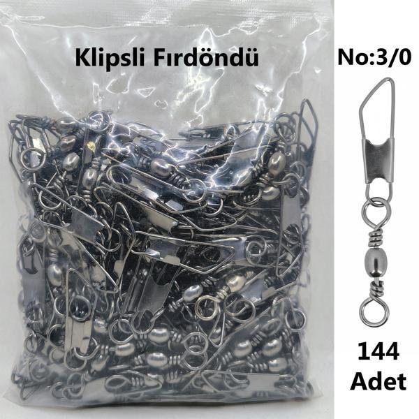 Effe No:3/0 Klipsli Fırdöndü 144 Adet - Image 1