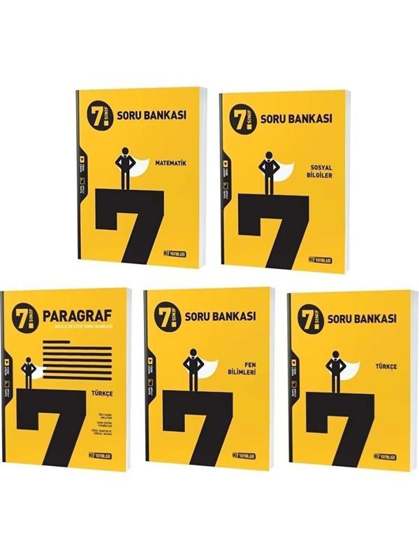 HIZ YAYINLARI 7.SINIF 4 DERS VE PARAGRAFLI SET 5 KİTAP - Hız Yayınları - Image 1