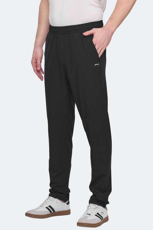 Slazenger VINAL Erkek Cepli Siyah Eşofman Altı - Image 1