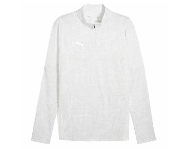 Puma Teamcup Training 1/4 Zip Top Erkek Futbol Uzun Kollu Antrenman Üstü 65916404 Beyaz - Image 1