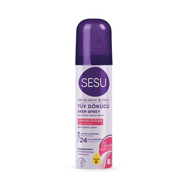 Sesu Tüy Dökücü Krem Sprey Hassas Ciltler 150 ml - Image 1