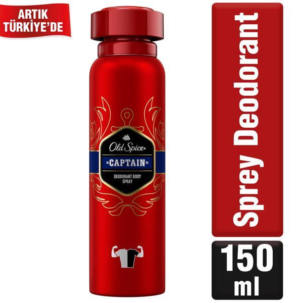 Old Spice Captain Deodorant Sprey 150ml 2 Adet - Image 1