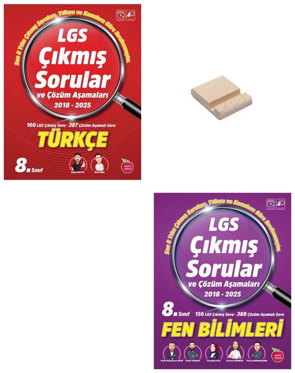 LGS 8. Sınıf Çıkmış Sorular Türkçe ve Fen Bilimleri + Telefon Standı - Newton Yayınları - Image 1