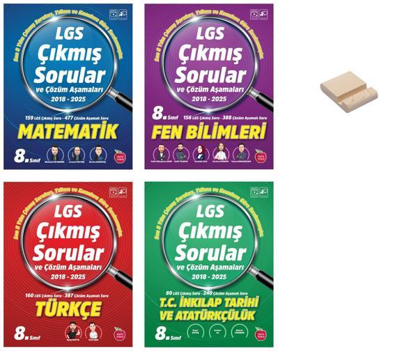 LGS 8. Sınıf Çıkmış Sorular Matematik Fen Türkçe ve İnkılap + Telefon Standı - Newton Yayınları - Image 1