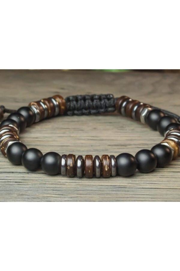 Alnis Atelier Gerçek Oniks Taşı Doğal Taş Bileklik - Image 1