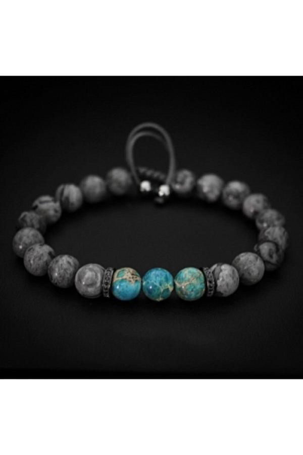 Alnis Atelier Jasper Ve Varisit Doğal Taş Bileklik - Image 1